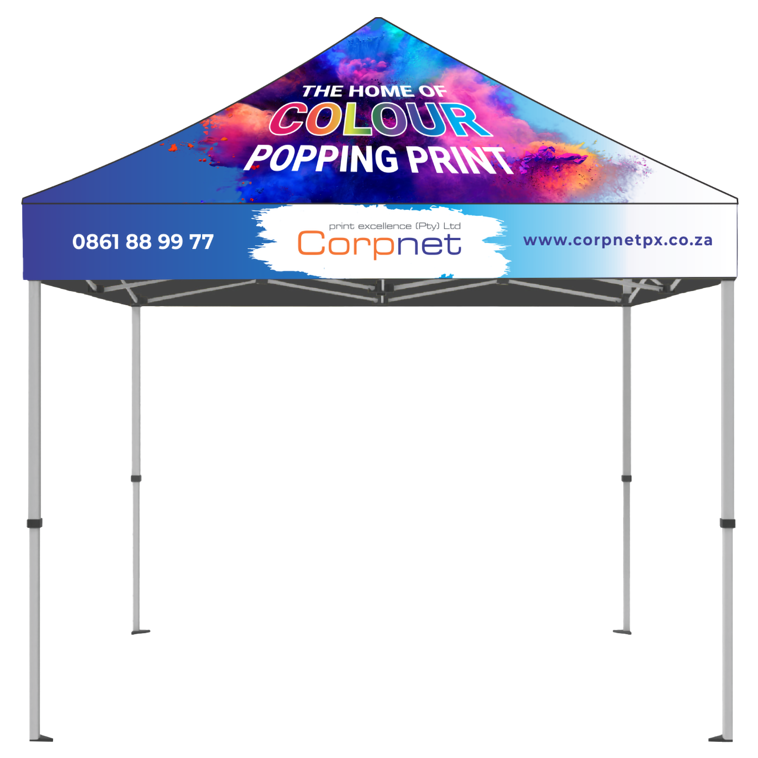 Gazebo crafted by Corpnet Print Excellence